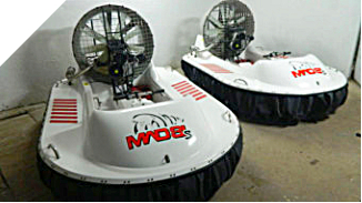 Two hovercraft, Tornado F50 hovercrafts |  personal hovercraft for sale