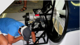 Installing hovercraft engines